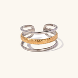 Shirley Gold Ring – Zweifarbig