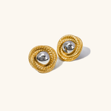 Ariadne Gold-Ohrringe – Two Tone