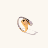 Cora Gold Ring – Zweifarbig