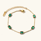 Erin Green Armband – Gelbgold