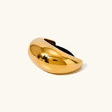 Gold-Kuppel-Pony-Manschette – Gelbgold