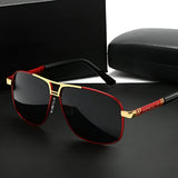 ShadeCraft – Polarisierte Sonnenbrille im Retro Stil – Rot