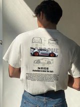 Martin - Grafik-T-Shirt für die Automobilindustrie – Weiß
