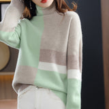 LOUISE – Damenpullover für stilvolle Wärme – Grün