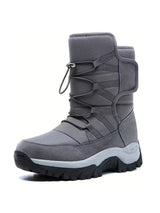 Herren-Snowboots wasserabweisend | robuste Ausführung – Polargrau