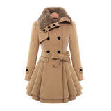 Dagmar - wintermantel – Khaki