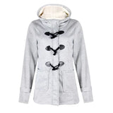 Samantha - jacke mit kapuze – Hellgrau