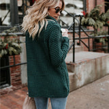 LAURENE | Elegant gestrickter Pullover – Dunkelgrün