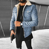 Sven – elegante jeansjacke – Blau