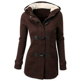 Samantha - jacke mit kapuze – Kaffee