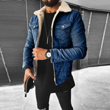 Sven – elegante jeansjacke – Dunkelblau