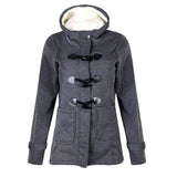 Samantha - jacke mit kapuze – Dunkelgrau