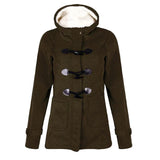 Samantha - jacke mit kapuze – Armeegrün