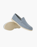 Arthur - Leder Wildleder Loafer – Blau