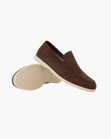 Arthur - Leder Wildleder Loafer – Braun