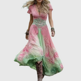 Karisa - besticktes Corsagenkleid – Rosa