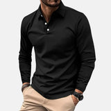 Leonardo™ | Premium Polo atmungsaktiv und komfortabel – Schwarz