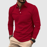Tyronyx - Atmungsaktives Poloshirt – Rot
