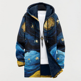 Nina - Starry Night Hoodie – Blau