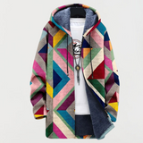 Zara™ - Geometrischer Kunst Hoodie – Muticolor