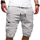 Benjamin - Cargo Shorts mit Taschen – Weiß