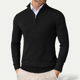 Pullover Mit Halbzipper - Sami – Schwarz