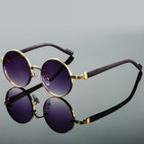 Aila | Premium Metall-Sonnenbrille mit Anti-Reflektion – Lila