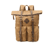 KRUN | Canvas Laptop-Rucksack – Beige