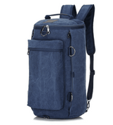 DUBLIN | Wasserdichter Segeltuch-Rucksack – Blau