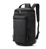 DUBLIN | Wasserdichter Segeltuch-Rucksack – Schwarz (Fast ausverkauft)