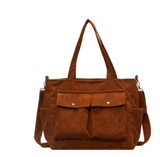 Ghent™ Vintage-Inspirierte Umhängetasche Aus Gewachstem Baumwoll-Canvas & Leder, 4 L Volumen – Rost
