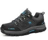Herren Bequem Zu Tragen Wander Schuhe | Wasserdichte – Schwarz / Blau