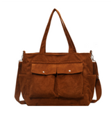 Braga™ Vintage Umhängetasche – Multifunktionale Schultertasche Aus Wachsbeschichtetem Baumwoll-Canvas Und Leder, Ideal Für Laptop – Rot