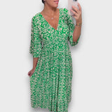 Noelea – Maxikleid mit verspieltem Boho-Flair – Grün
