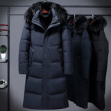 Vanessa - langer damen-winterjacke – Blau