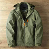 Herren outdoorjacke wasserdicht atmungsaktiv – Grün
