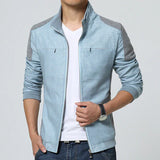 Jos – lässige, leichte jacke – Blau