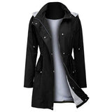 Noor – windjacke für damen – Schwarz