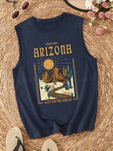 Irène | Trendiges Sommer-Tanktop – Marineblau 2