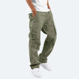 Bequeme Einzellänge Cargo Hose für Herren | Perfekt für alle Jahreszeiten – Khaki