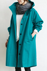 Rachele | Leichte wasserdichte jacke – Arktisblau