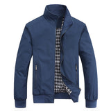 Rainer | Moderne Übergangsjacke – Blau