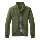 Rainer | Moderne Übergangsjacke – Armeegrün