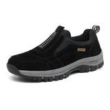 Trailix – Orthopädische Herren-Slip-On-Schuhe für Outdoor & Alltag – Schwarz