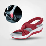 Kristina - Orthopädische Komfort-Sandalen – Rot