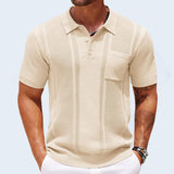 Gunther - Kurzärmeliges Polohemd – Khaki