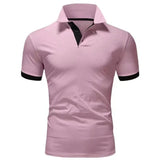 Stilvolles und Komfortables Poloshirt für Herren – Rosa