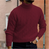 Rollkragenpullover Für Herren - Alessandro – Rot