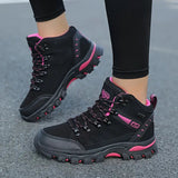 Halbhohe schneestiefel für damen – adelaide – Rosarot