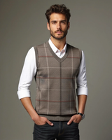 Ruben | Herren Gitterweste – Atmungsaktive Netz Weste Herren – Khaki